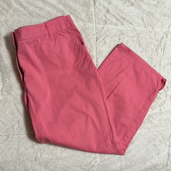 J. Crew Pants - J Crew capris, size 12, pink